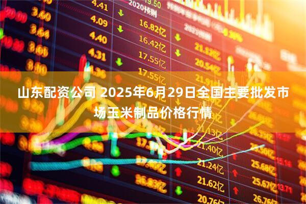 山东配资公司 2025年6月29日全国主要批发市场玉米制品价格行情